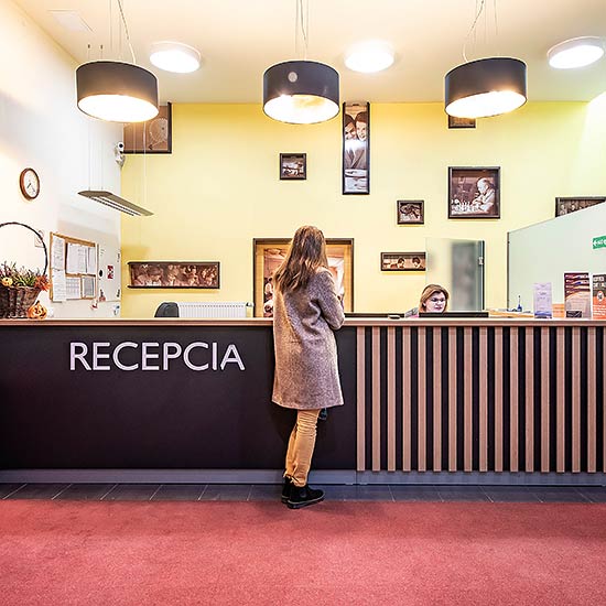 Hotel Spolcentrum recepcia